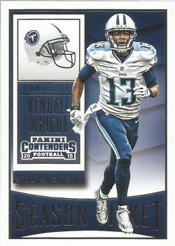 Kendall Wright Tennessee Titans 2015 Panini Contenders NFL #38